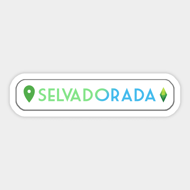 Selvadorada Location- The Sims 4 Sticker by BurritoKitty